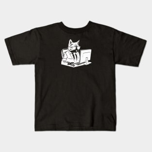 Cat Boss Kids T-Shirt